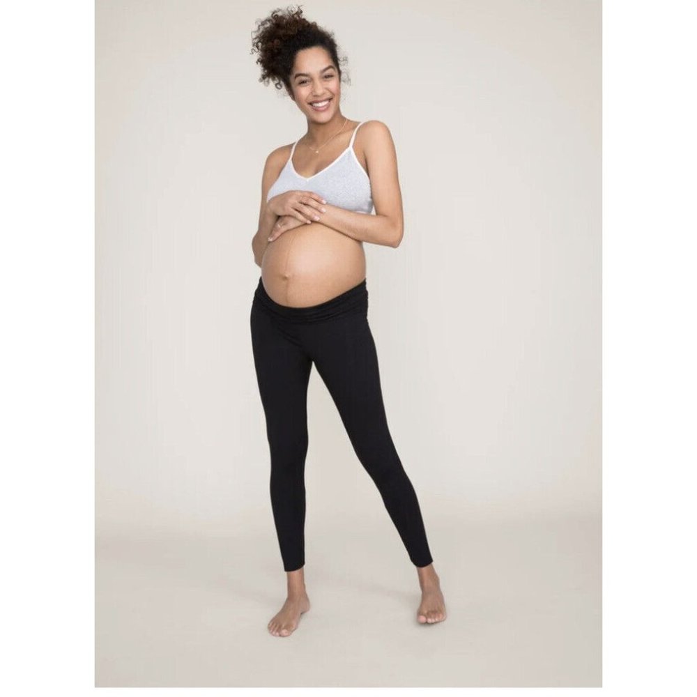 HATCH Leggings Maternity Medium Black Under the Bump Full Length